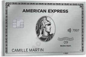 American Express Card Wall Art Poster Home Living Room Vintage Poster (2) Canvas Painting Wall Art Poster for Bedroom Living Room Decor 36x24inch(90x60cm) Frame-style