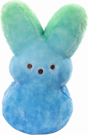 Animal Adventure | Shaggy Bunny Peeps | 15” Collectible Plush | Blue Green