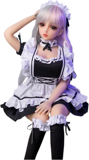 Anime Action Figures 80cm Flexible Female Figure Dolls Photography/Arts Multi-Functional (Maid Dress)