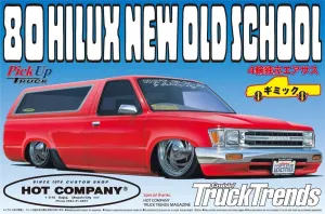 Aoshima Models 1/24 1980 Toyota Hilux New Old School Low Rider