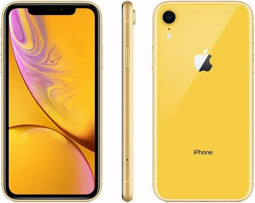 Apple iPhone XR, US Version, 128GB, Yellow - AT&T (Renewed)