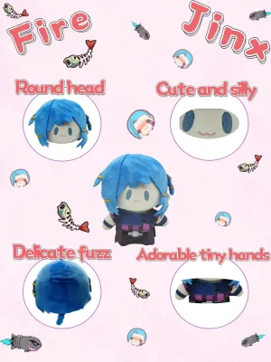 Arcane Jinx Powder Plush Toy Fancy Arcane Merch Gifts for Arcane Fans