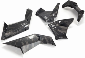 ARRMA 1/7 Guard Set Painted, Black Camo: FIRETEAM, ARA411018