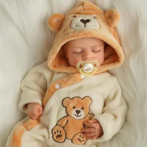 BABESIDE Lifelike Reborn Baby Dolls Boy Noah, 20 Inches Soft Vinyl and Cloth Body Realistic Baby Dolls, Real Life Baby Doll with Toy Accessories Gift for Kids Age 3 