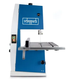 Bandsaw BASA1 | 300W | Max. cutting height: 100 mm | Passage width: 195 mm | Working table tilting up to 45° | Ribbon wheel diameter: 200 mm | Cutting speed: 880 m/min