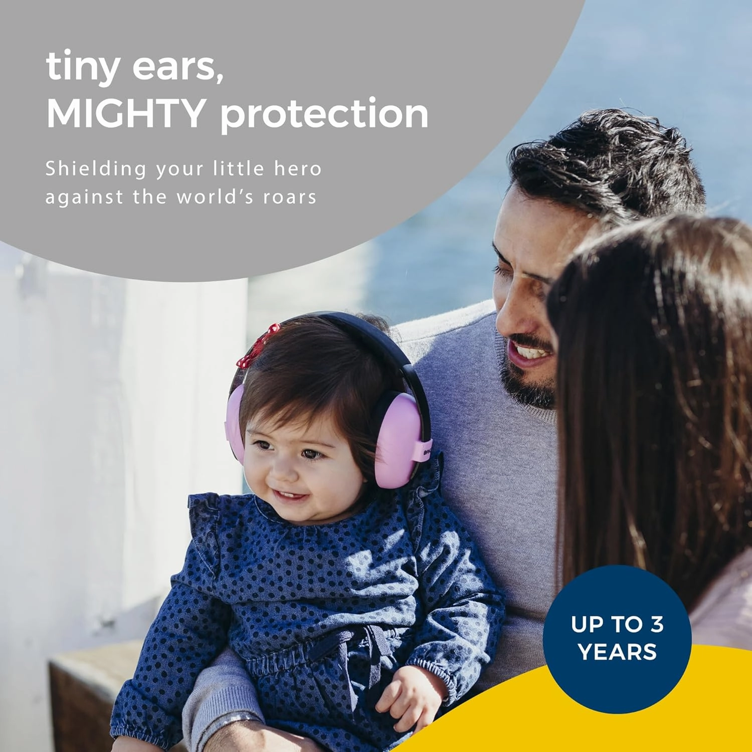 Banz Bubzee Baby Headphones for Noise Protection - Baby Ear Muffs, Newborn Infant & Toddler, 0 to 36 Months, Adjustable