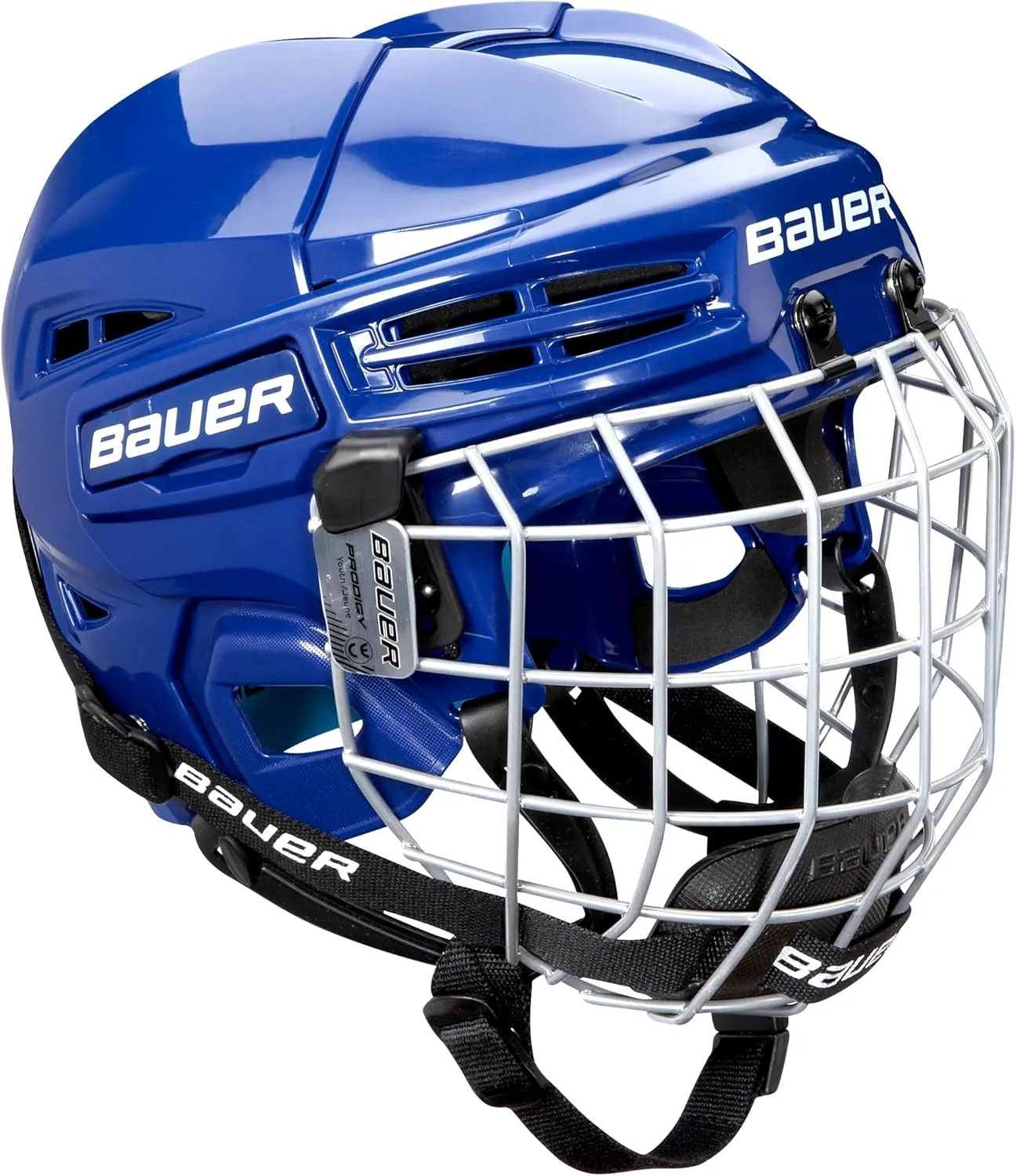 Bauer Prodigy Hockey Helmet Combo with Facemask Cage, Youth Size