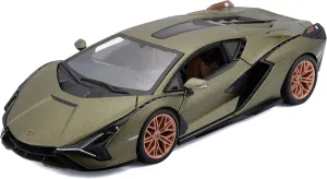 Bburago 1:24 Lamborghini Sián FKP 37 - Green