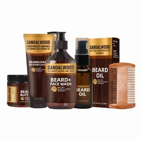 Beard Kit for Men Grooming & Care,Male Beard Care Kit with Oil,Face Wash,Face Lotion,Balm and Comb,Men Beards Grooming Kit for Cleansing,Softening,Smoothing and Nourishing,Man Gift Dad Gifts