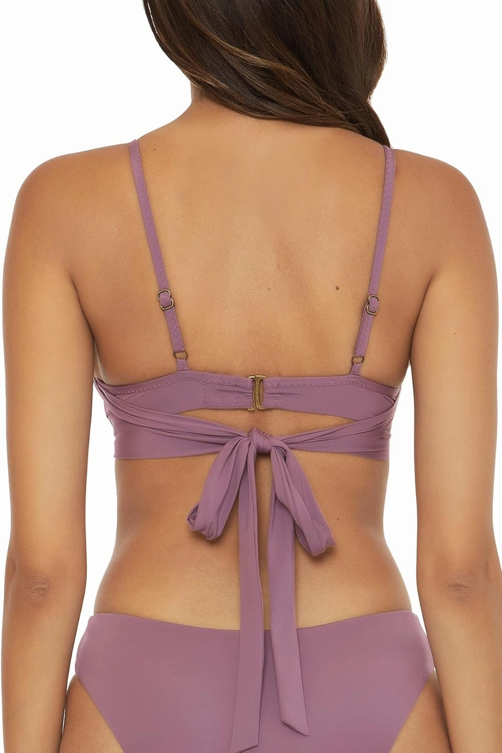 BECCA Women's Color Code Underwire Bikini Top, Adjustable, Swimwear Separates