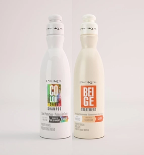 Beige and Color Care Shampoo Kit/Set Prokpil Treatment Mask Hair Maintenance 2x (10.1oz-300ml)