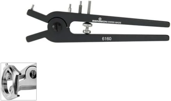 Bergeon 6160 Pliers for Removing Pushers and correctors Chronograph Watches Tool