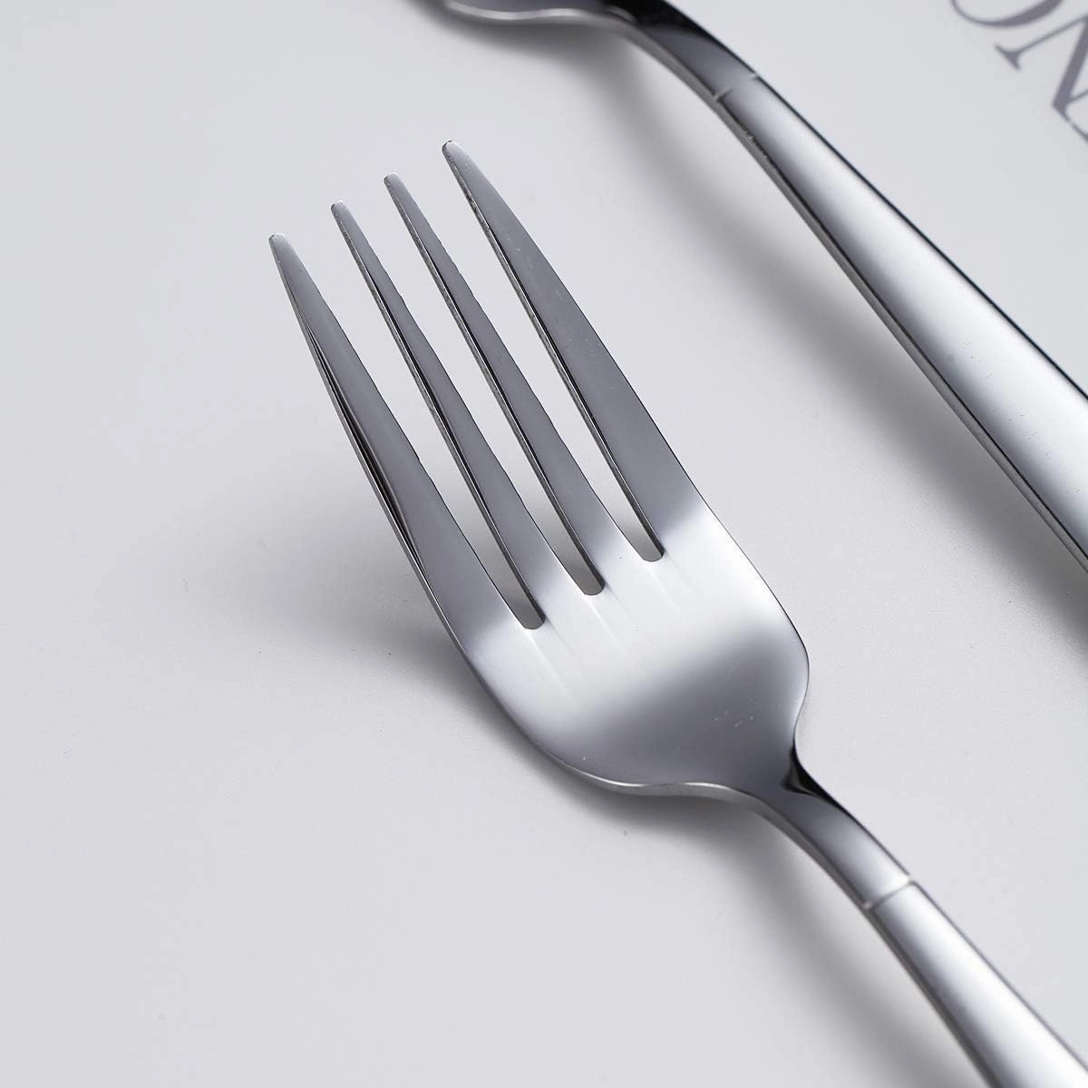 Berglander Dinner Forks of 24, Stainless Steel Modern Fork Set, Forks And Spoons Silverware, Spoons And Forks Set