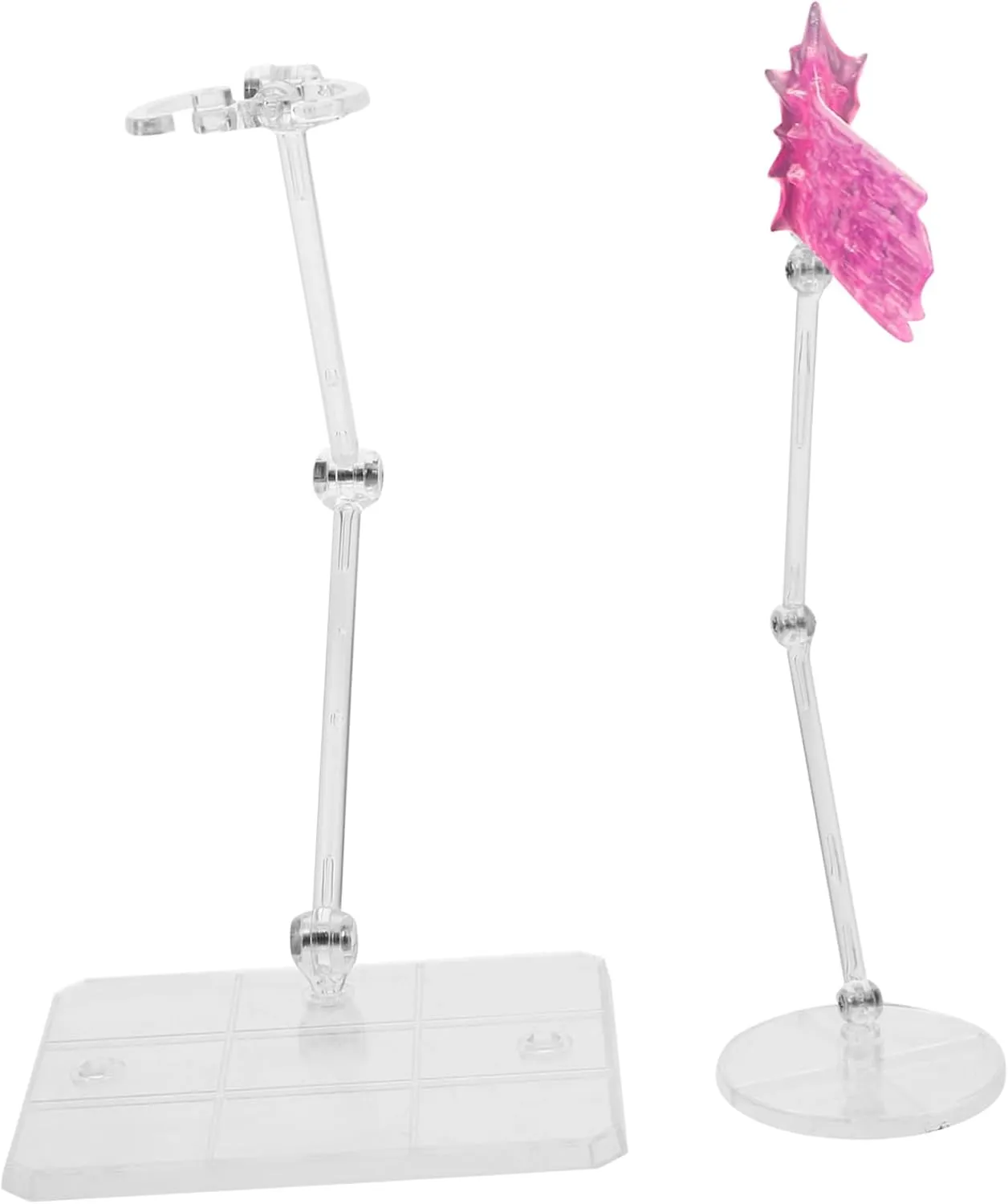 BESPORTBLE 1 Set Tabletop Action Figure Display Stand with Eye Catching Effects Doll Bracket Support for Anime Models Minimalist Design for Home Shop Use Stable Easy to Assemble