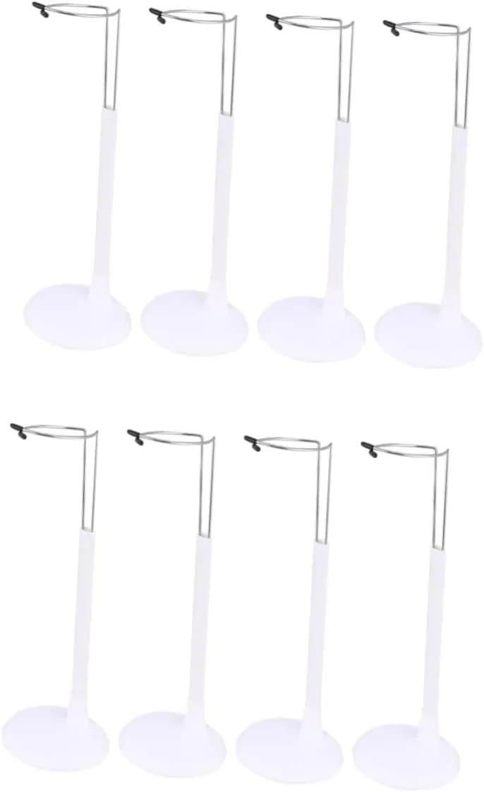 BESTonZON 2sets Hanging Stuffed Animal Storage Action Figures Stand 35cm Doll Display Stand Display Holder Support 4pcs*2