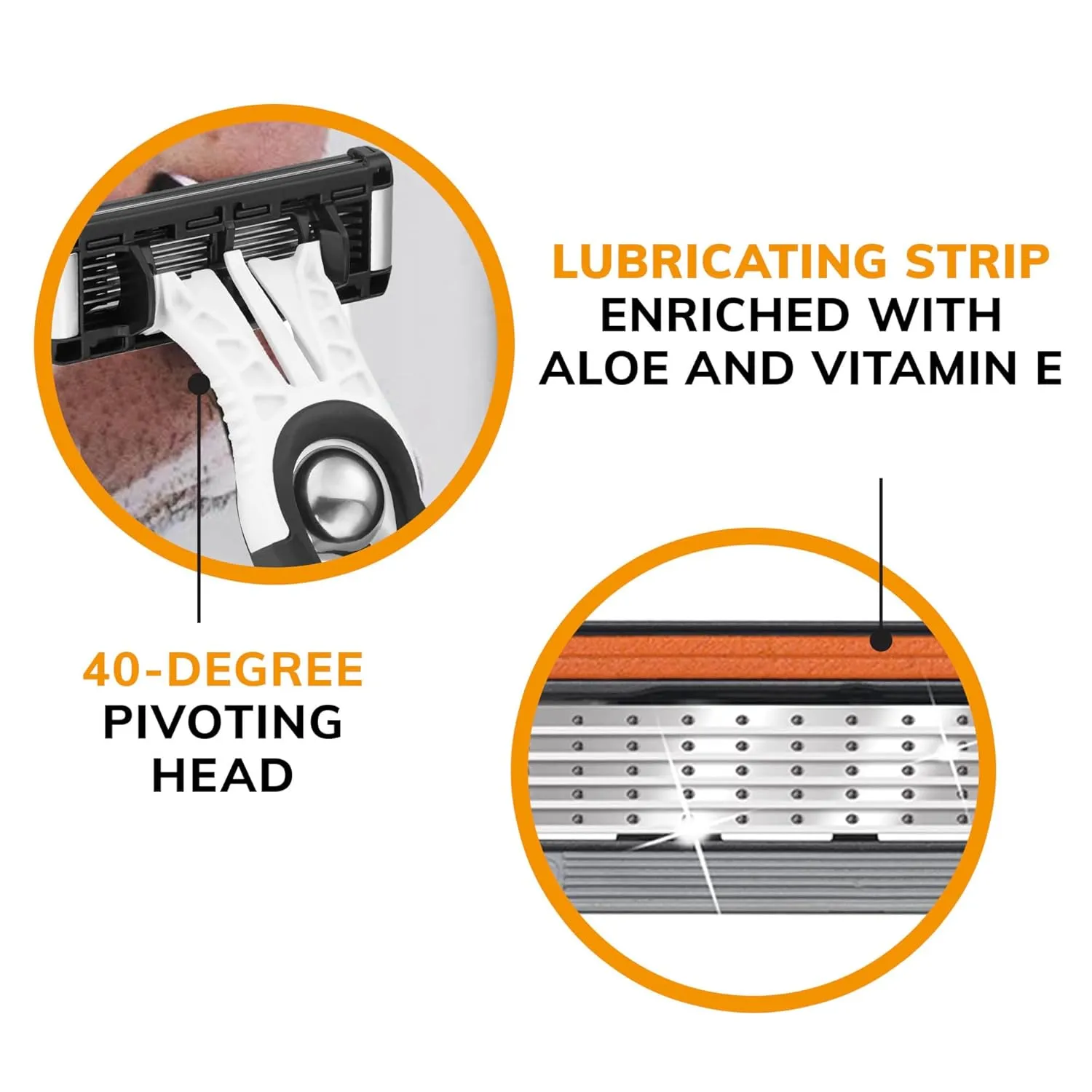 BIC Flex 5 Disposable Razors for Men, Sensitive Skin Razor For a Smooth, Comfortable and Close Shave, 4 Piece Razor Set