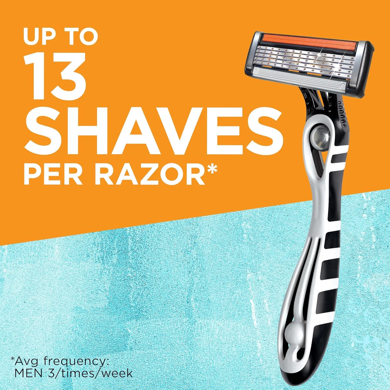 BIC Flex 5 Disposable Razors for Men, Sensitive Skin Razor For a Smooth, Comfortable and Close Shave, 4 Piece Razor Set