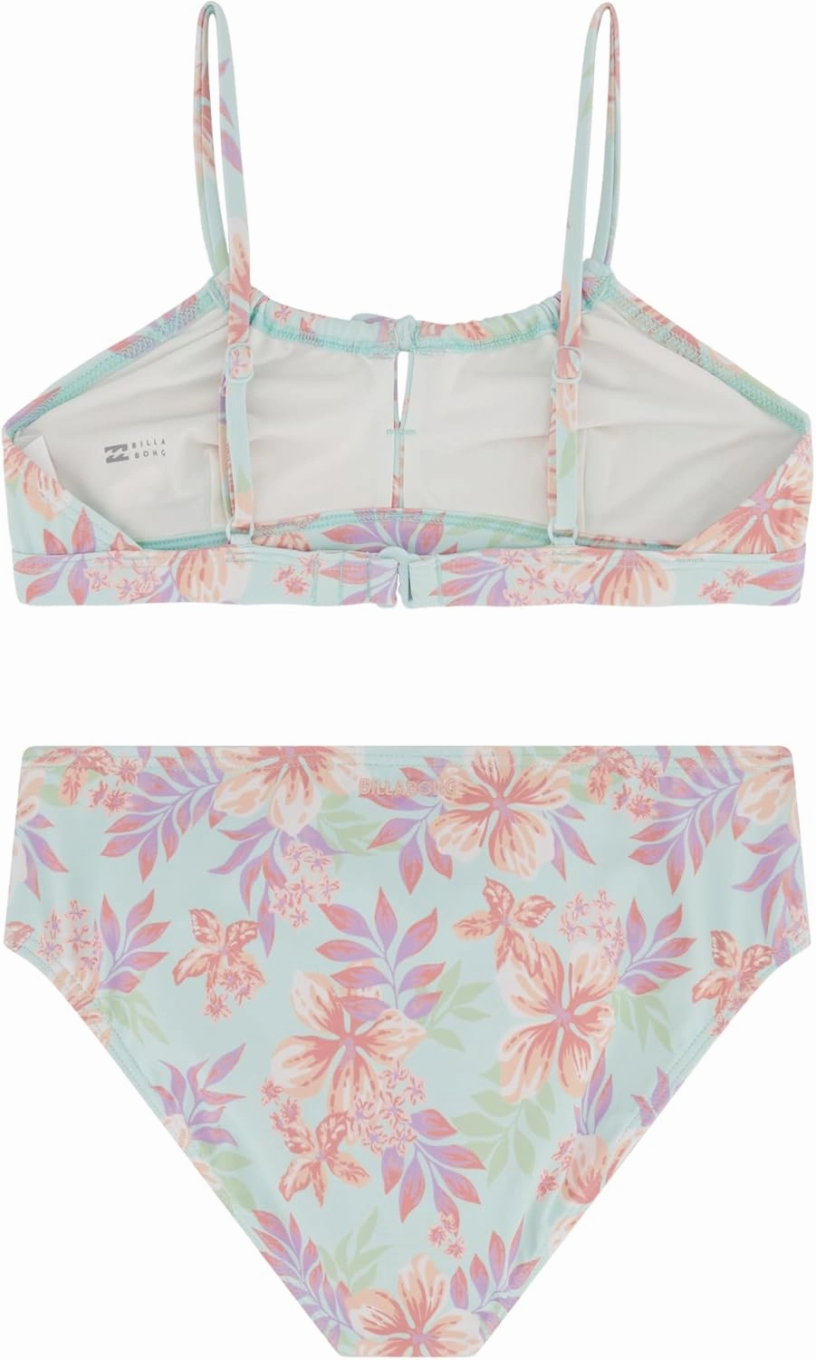 Billabong Girls' Two-Piece Bikini Swimsuit Set, UPF 50  Sun Protection, Quick-Dry Bathing Suit