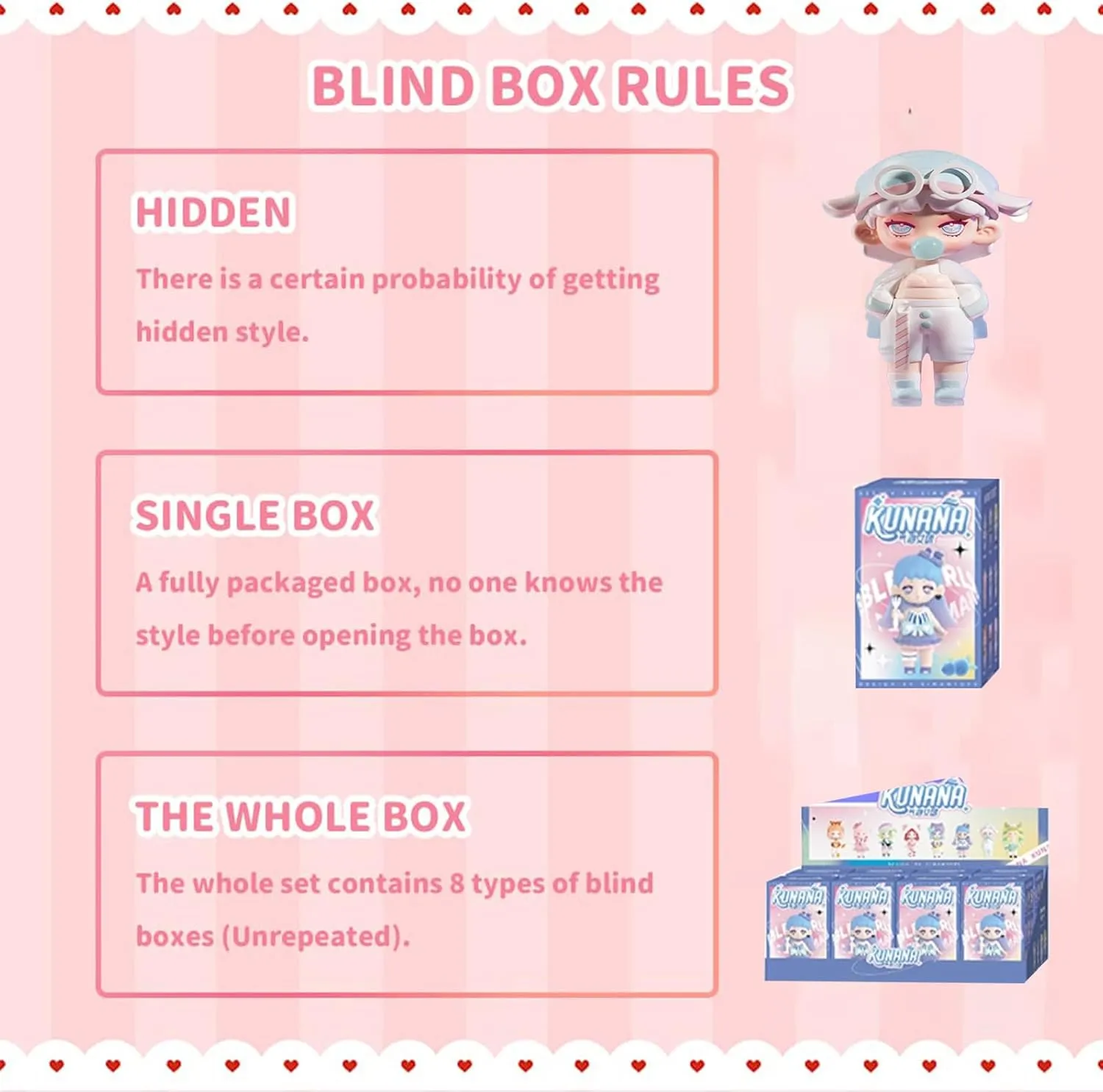 Blind Box Figures Toys,4.7" Cute Mini Dolls Kawaii SIMONTOYS Series-Kunana Super Girl PVC Blind Box Doll Collectable Action Figure Posable Dress Up Doll for Girls Birthday Party Gift Toys