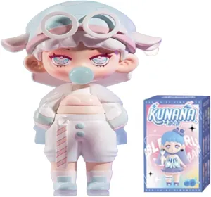 Blind Box Figures Toys,4.7" Cute Mini Dolls Kawaii SIMONTOYS Series-Kunana Super Girl PVC Blind Box Doll Collectable Action Figure Posable Dress Up Doll for Girls Birthday Party Gift Toys