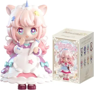 Blind Box Figures Toys,4.7" Cute Mini Dolls Kawaii SIMONTOYS Series-NINIZEE Snack Party PVC Blind Box Doll Collectable Action Figure Posable Dress Up Doll for Girls Birthday Party Gift Toys