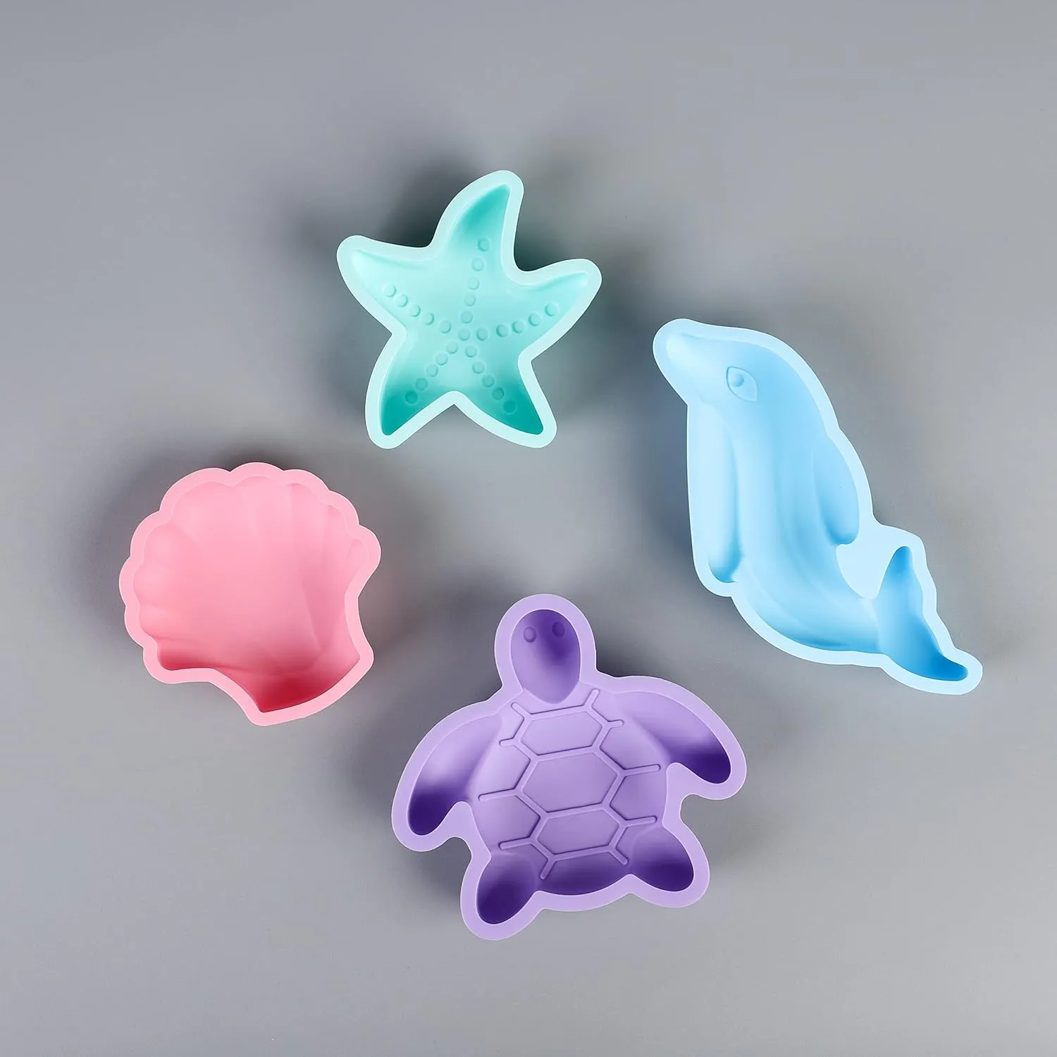 BLUE GINKGO Silicone Beach Toys - Modern Travel Friendly Set | Bucket, Shovel, 4 Sand Molds, Beach Bag | Sand Toys for Toddlers, Kids - Pink
