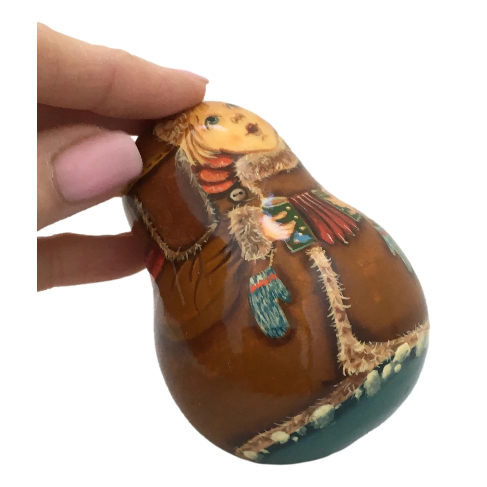 Blue Gold Traditional Roly Poly