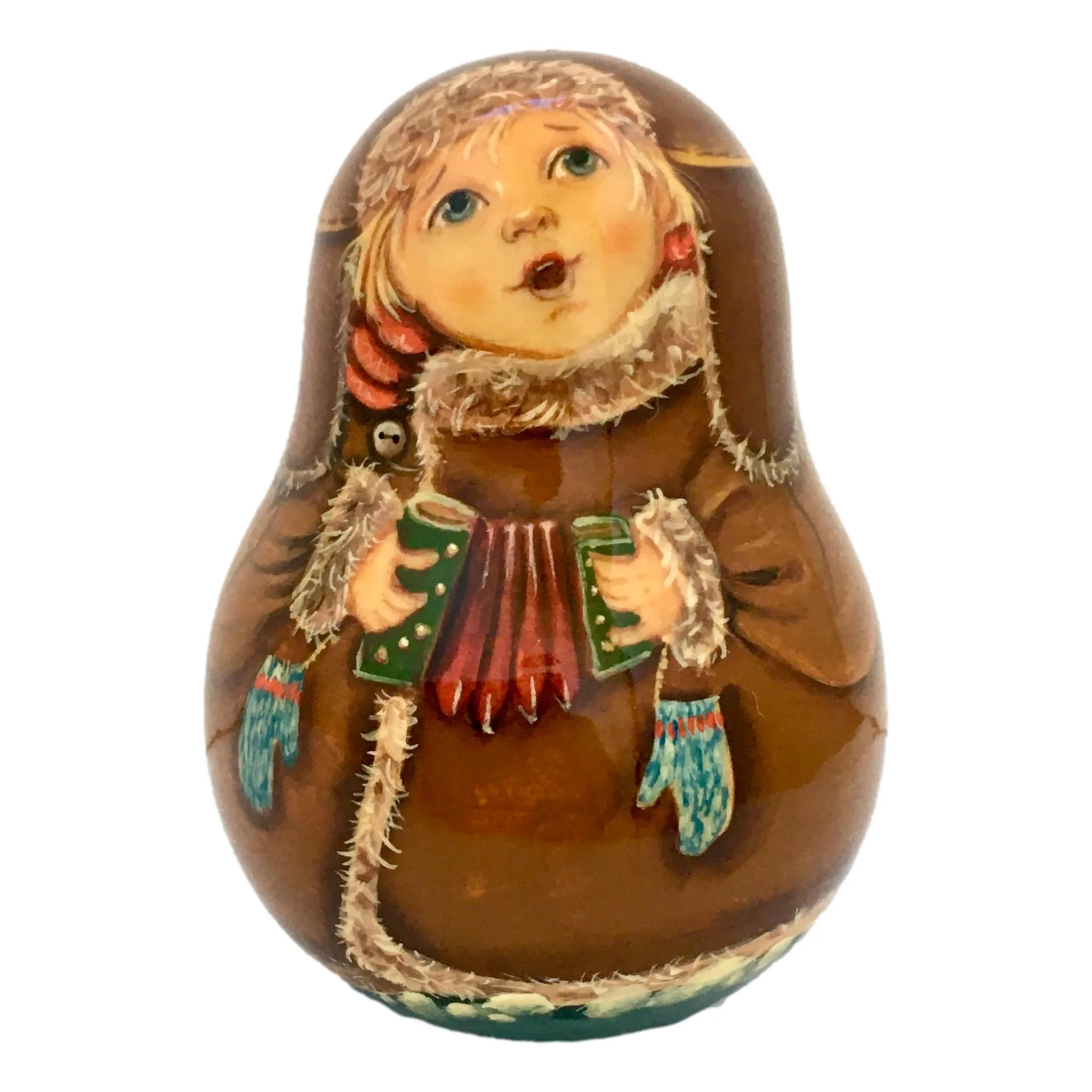 Blue Gold Traditional Roly Poly