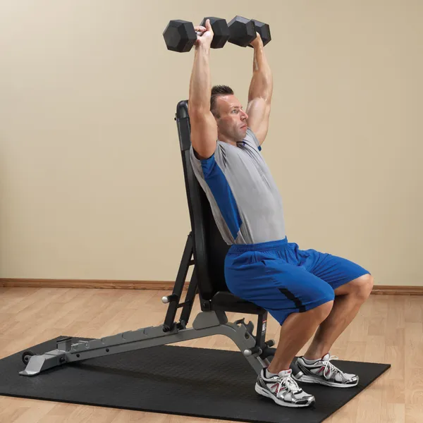 Body Solid Pro Clubline Commercial Flat/Incline/Decline Bench (SFID325)