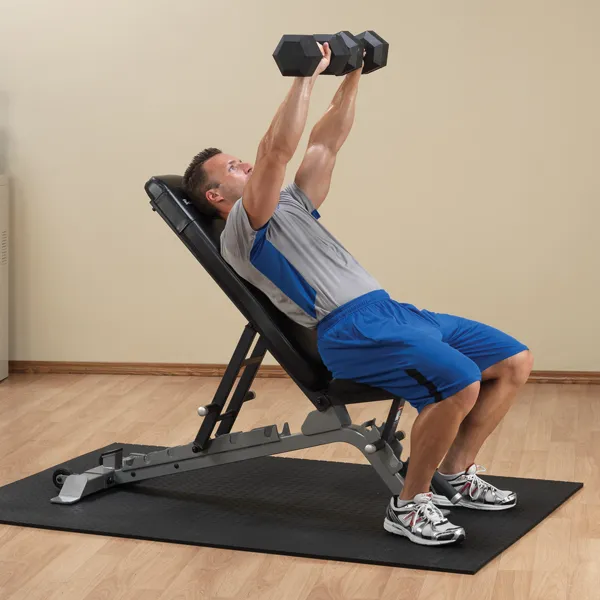 Body Solid Pro Clubline Commercial Flat/Incline/Decline Bench (SFID325)