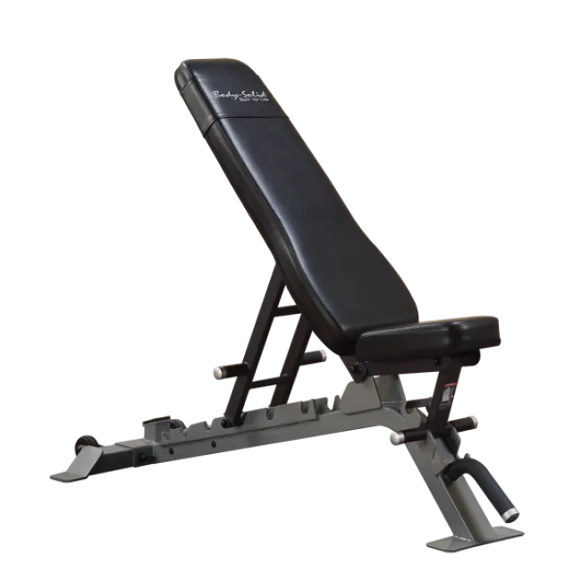 Body Solid Pro Clubline Commercial Flat/Incline/Decline Bench (SFID325)