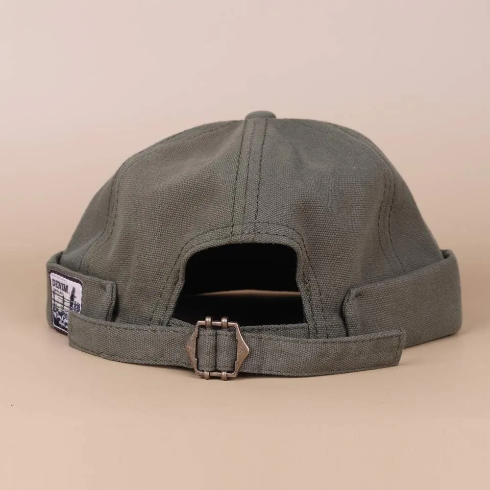 Brimless Docker Leon Hat Rolled Cuff Harbour No Visor Skull Docker Beanie Cap for Men & Women