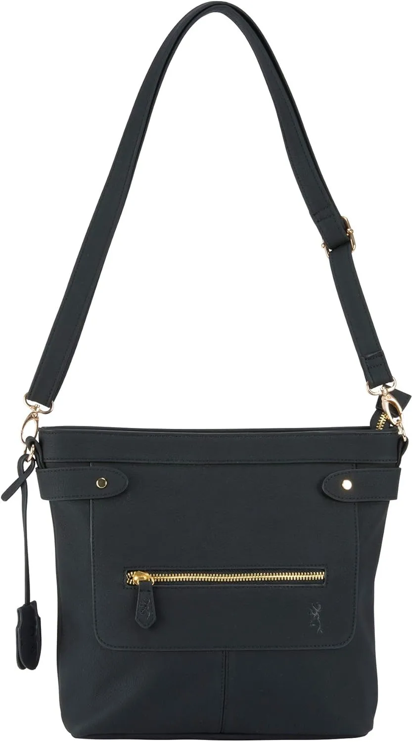 Browning Women's Concealed Carry Purse, Premium Holstered Handbag With Safety Locking Option