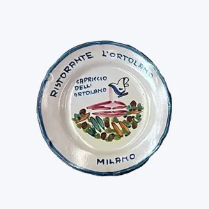 Buon Ricordo Plate, L'Ortalano
