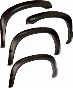 Bushwacker OE Style Factory Front & Rear Fender Flares | 4-Piece Set, Black, Smooth Finish | 21912-02 | Fits 1993-2011 Ford Ranger Styleside (Excludes FX4)