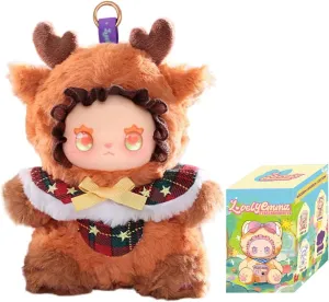 CALEMBOU Plush Doll Blind Box Figures, 6.7'' Cute Stuffed Animal Blind Plush, Kawaii 1 of 6 Possible Mystery Boxes Collectible Toys Cute Soft Plushies Birthday Gifts (Lovely Emma Pocket Zoo Series)