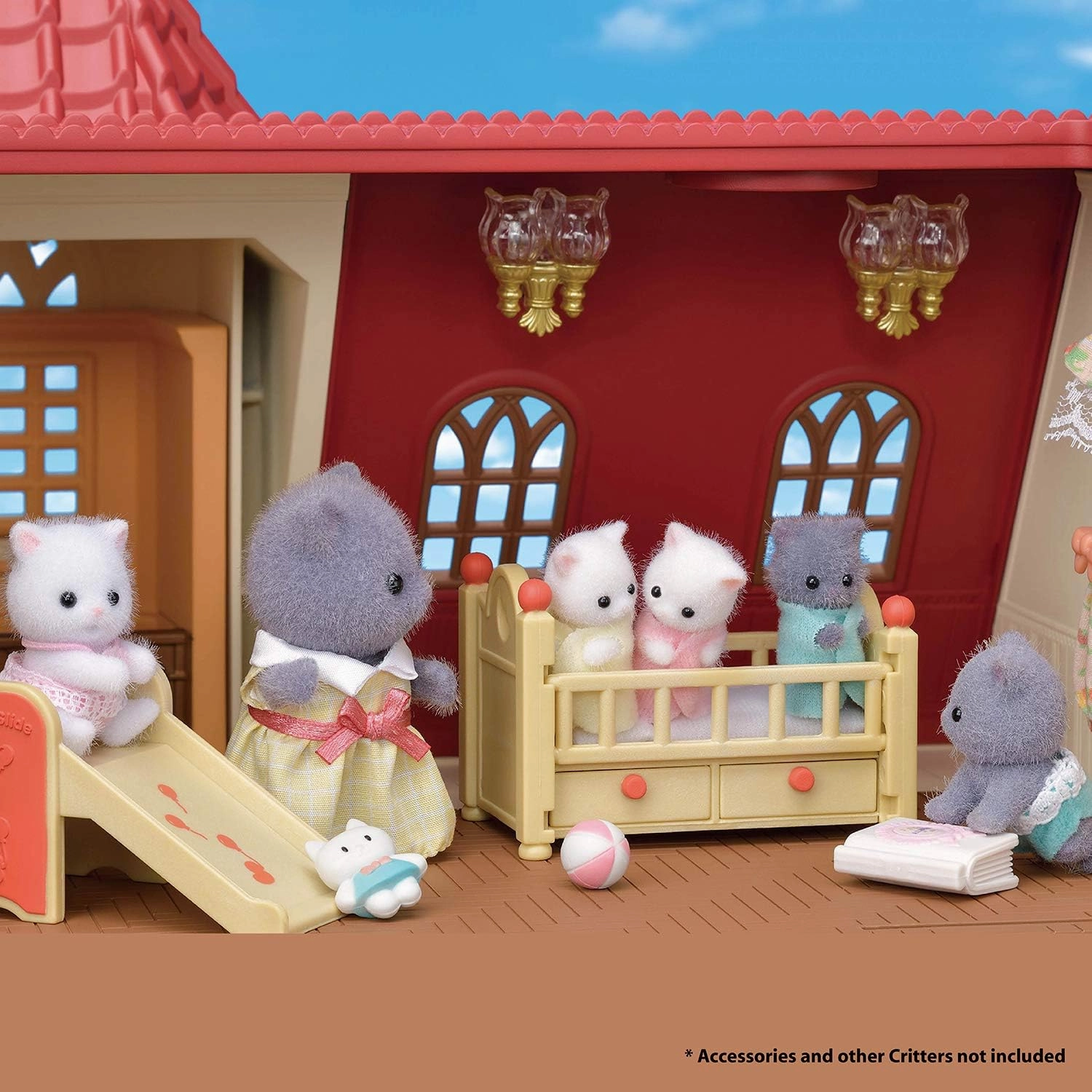 Calico Critters Persian Cat Family - Set of 4 Collectible Doll Figures for Children Ages 3 