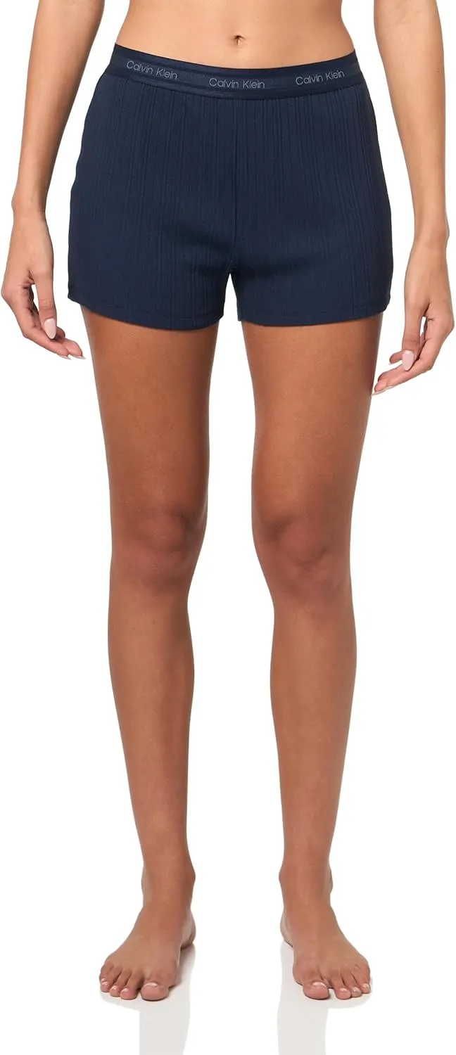 Calvin Klein womens Refined Rib Tank Short Set