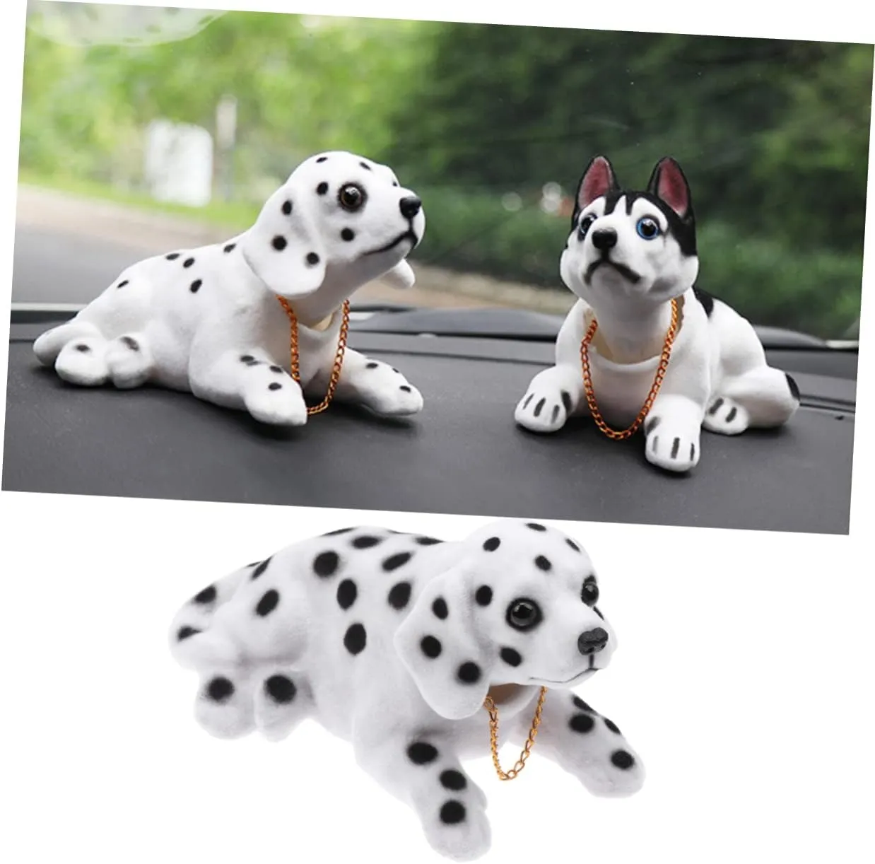 Car Adornment car Dashboard Decorations Puppy car Dashboard Boobie bobblehead Dashboard Statues for car Cars Cars Shaking Head Toy car playset Puppies Toys Rock and roll Doll