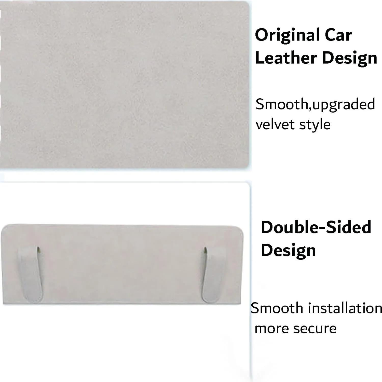 Car Sun Visor Extender for Audi Q7 4L Facelift SUV 5-7 Seats 2009-2015 UV Protection Anti-Glare Sun Blocker,Adjustable Stable Car Sun Visor Extension Clip,Beige-with Storage Bag