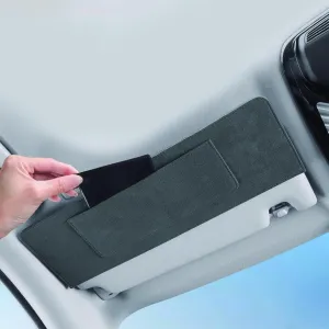 Car Sun Visor Extender for Mercedes-Benz S-Class Cabriolet W222 Facelift 2018-2021 UV Protection Anti-Glare Sun Blocker,Adjustable Stable Car Sun Visor Extension Clip,Grey-with Storage Bag