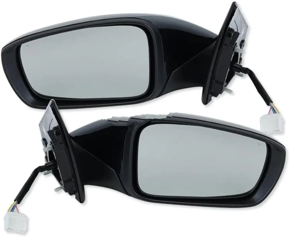 Car Wing Mirror Unit Car Door Wing Side Rearview Mirror For Hyundai For Sonata 2011 2012 2013 2014 Rear View Mirrors Turn Signal Lights 5PIN Assembly Full Door Wing Mirror(1 pair 5pins White)