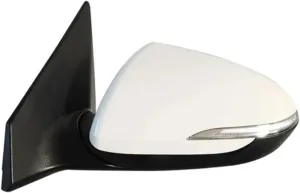 Car Wing Mirror Unit Car Side Rearview Mirror Assembly for Hyundai for Elantra 2017 2018 Auto Heated Exterior Turn Signal Lights Electric Folding Full Door Wing Mirror(A,8 Wire Right)