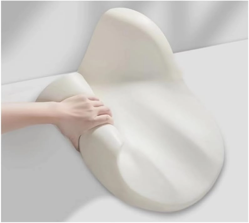 Car Neck Pillow Lumbar Support for Suzuki Vitra 2014-2019 Firm Comfortable Adjustable Removable Breathable Soft Memory Foam Relieve Body Pain,Grey-C