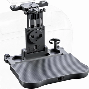 Car Seat Tray Table - Foldable Car Kids Passenger Roadtrip Eating Food Backseat Travel Trays Dinning Working Laptop Desk with Non-Slip Pad/Phone/Tablet Holder
