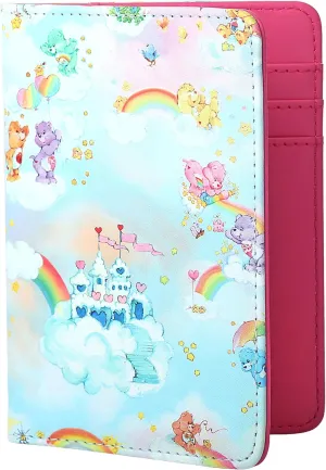 Care Bears Passport Holder for Travel Official License, Cute Passport Cover for Women, Care Bear Passport Protector