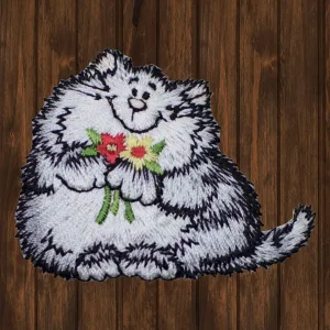 Cat Embroidered Patch — Iron On