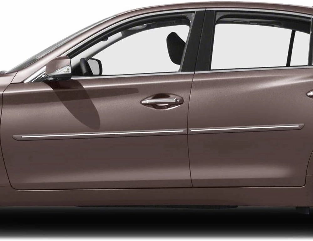 CF-Q50 Chromeline Body Side Molding Compatible with Infiniti Q50 - Performance Hagan Blue (RBP)