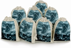 Chicago City Tornado Storm Weather Pattern Lightweight And Compact Small Bundle Pocket