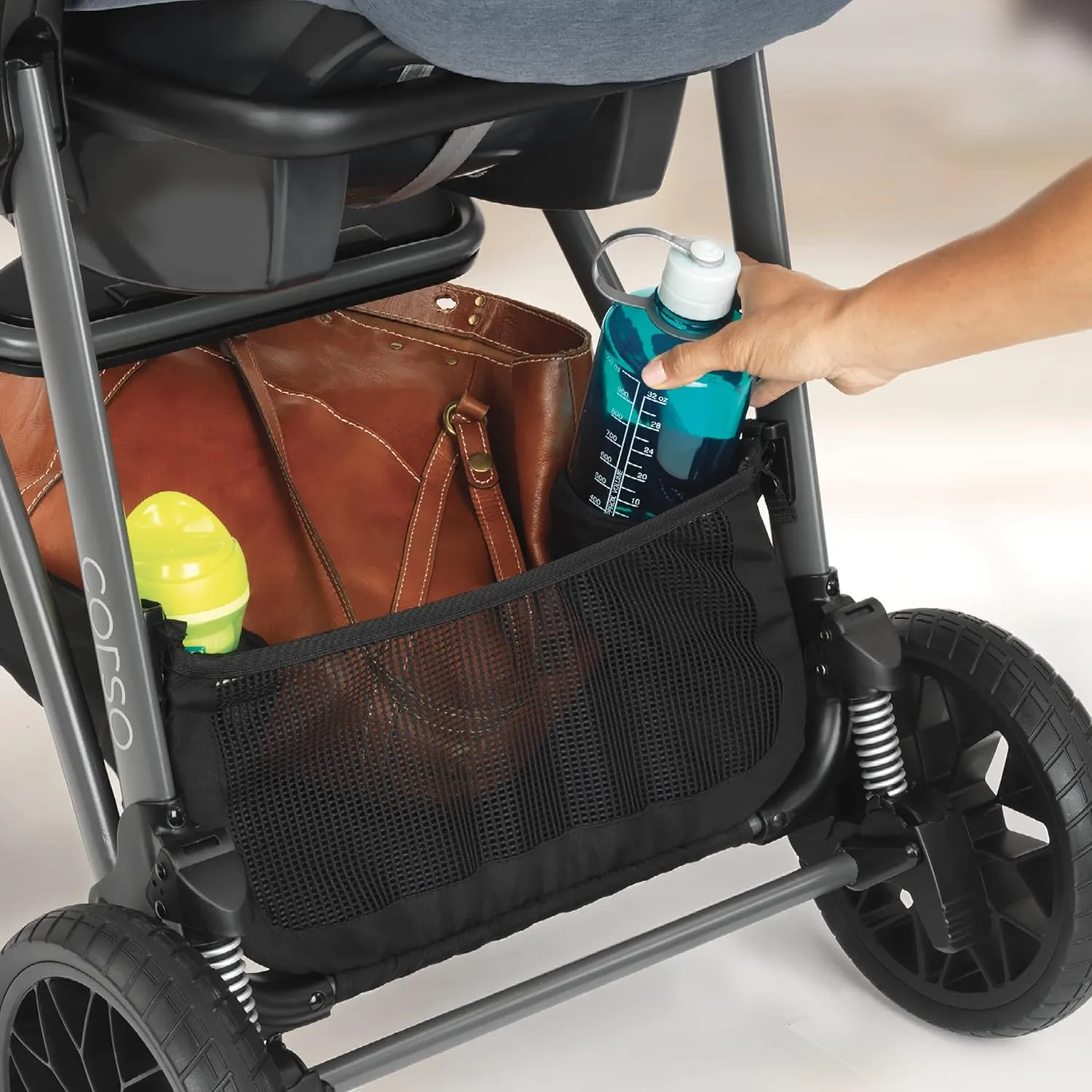 Chicco Corso Modular Quick-Fold Stroller - Staccato | Black